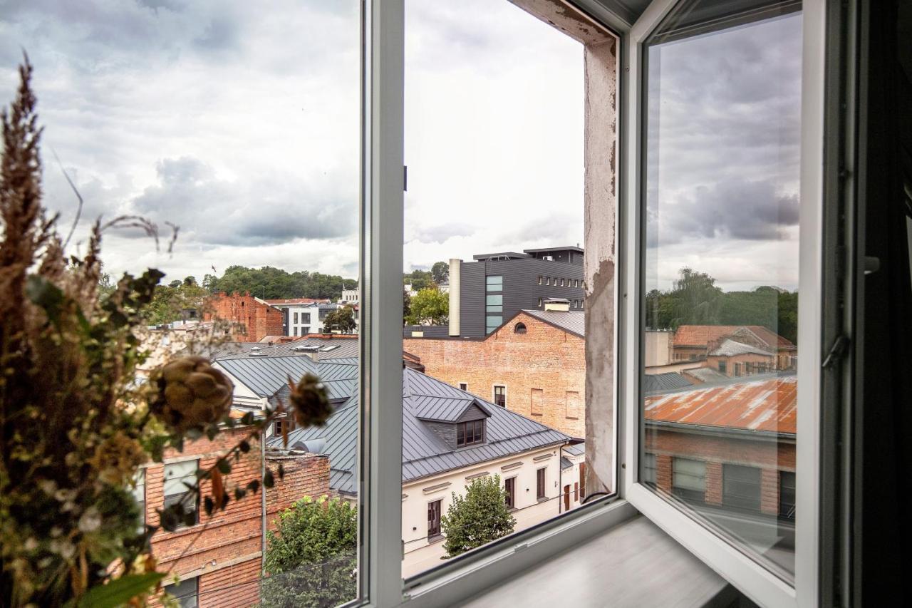 Old-New Apartment In Central Kaunas Luaran gambar