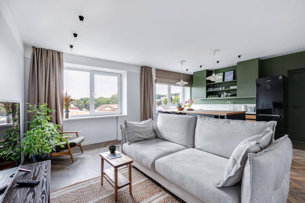 Old-New Apartment In Central Kaunas Luaran gambar