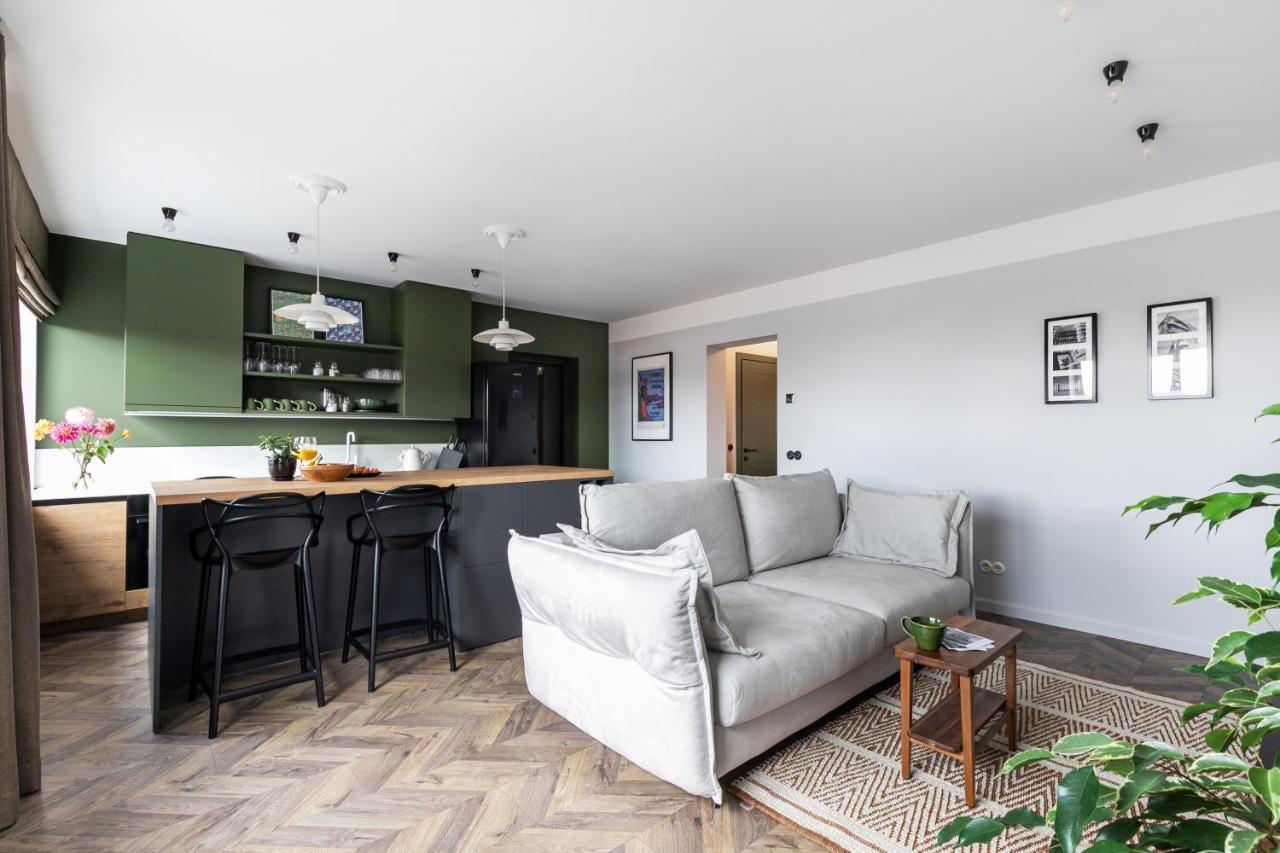 Old-New Apartment In Central Kaunas Luaran gambar