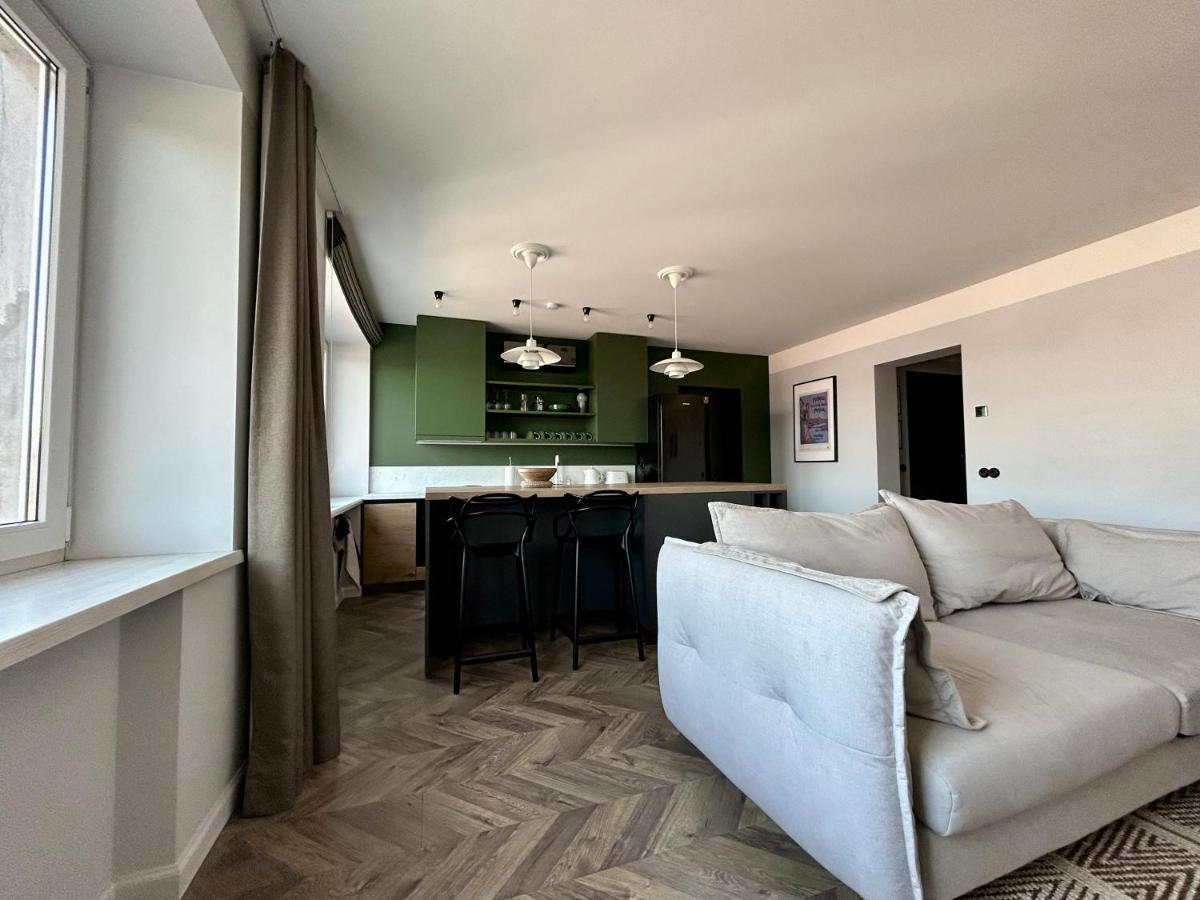 Old-New Apartment In Central Kaunas Luaran gambar